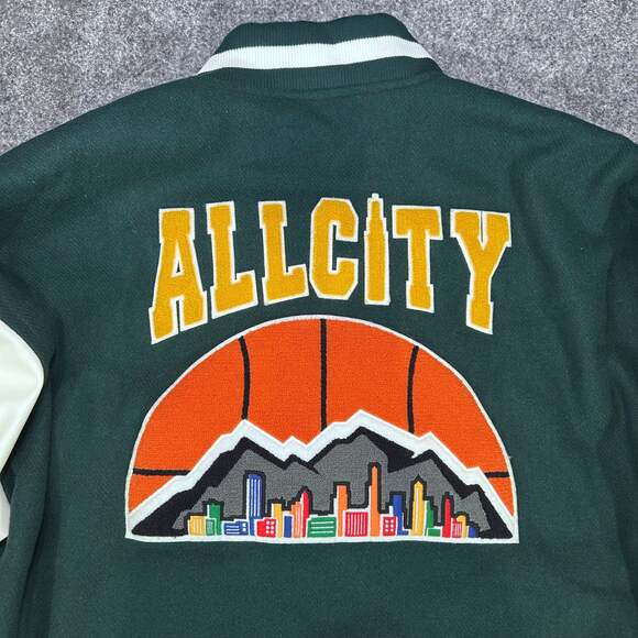 Just Don All City Varsity Jacket Coat Size XL - Picture 10 of 12
